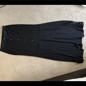 Maxi skirt with buttons and slit from ASOS